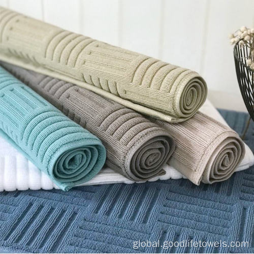 Bathroom Doormats Hotel Cotton Thick Slip-resistant Towel Doormat Bath Mats Supplier